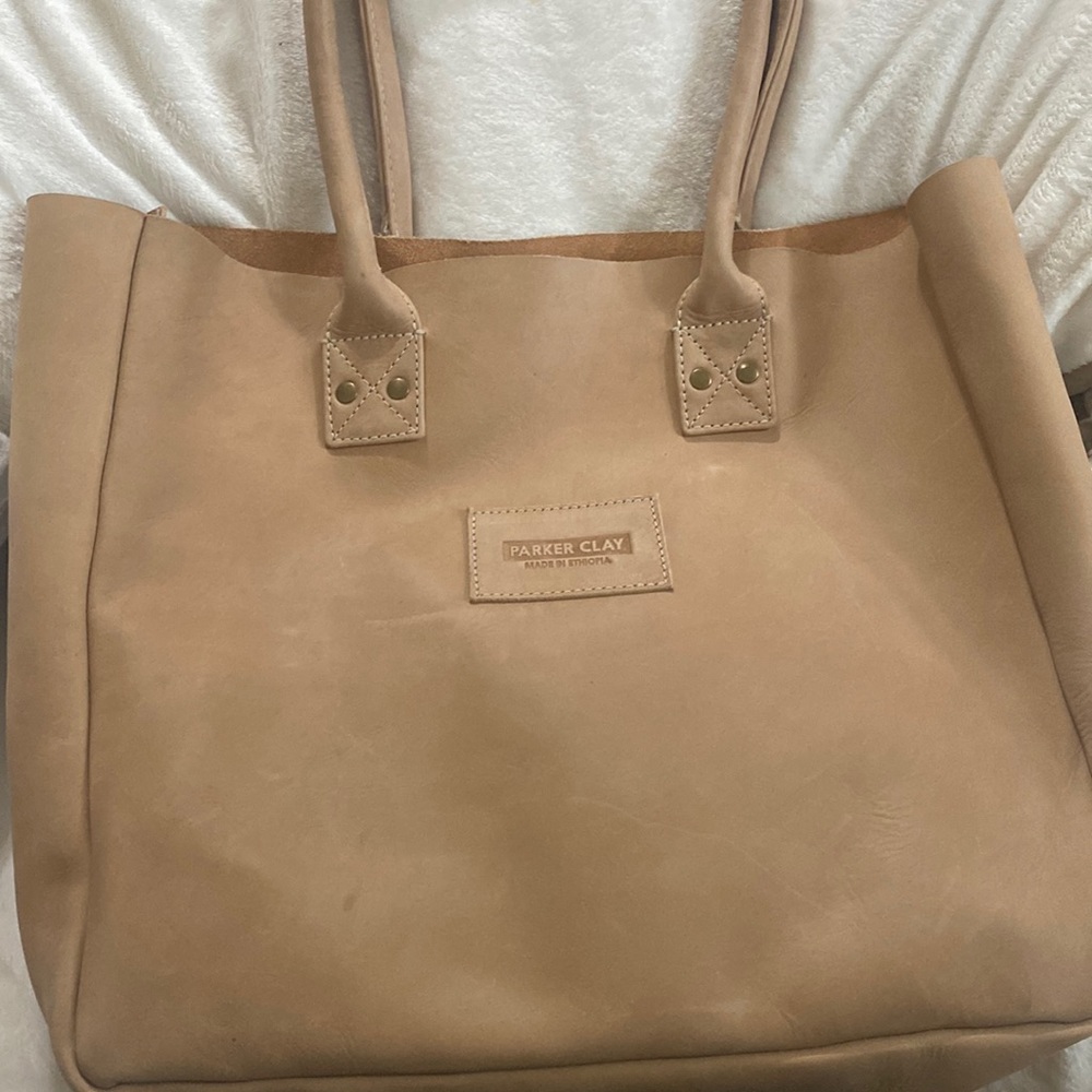 Parker Clay Merkato Tote, Sand